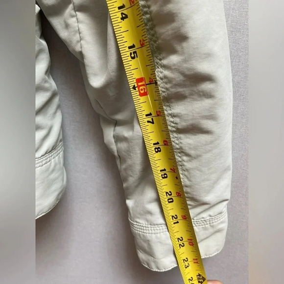 L.L. Bean short jacket with removable neon green  fleece vest Sz M - Picture 10 of 13